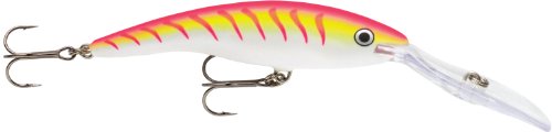 Rapala - Deep Tail Dancer Angelköder - Angelzubehör aus Balsaholz - Stabile Tauchschaufel - Süßwasser Spinnköder - Lauftiefe 9m - Fischköder 11cm, 22g - Hergestellt in Estland - Pink Tiger UV Rapala - Deep Tail Dancer Angelköder - Angelzubehör aus Balsaholz - Stabile Tauchschaufel - Süßwasser Spinnköder - Lauftiefe 9m - Fischköder 11cm, 22g - Hergestellt in Estland - Pink Tiger UV von Rapala