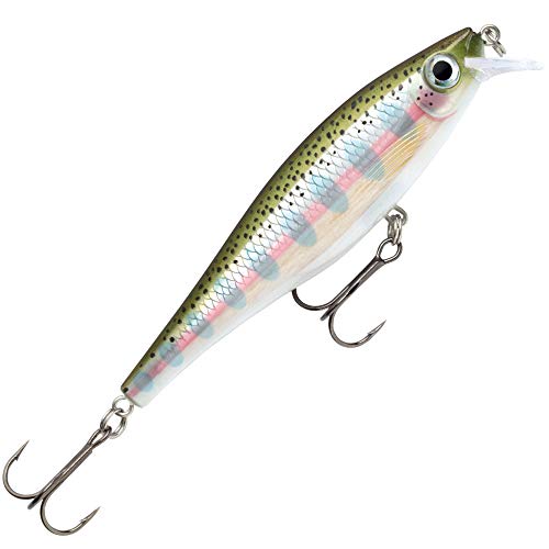 Rapala Köder mit Haken Zwei Nr. 6, 0.6-1.2m Schwimmtiefe, 7cm Größe, Regenbogenforelle, BXM07RT Rapala Köder mit Haken Zwei Nr. 6, 0.6-1.2m Schwimmtiefe, 7cm Größe, Regenbogenforelle, BXM07RT von Rapala