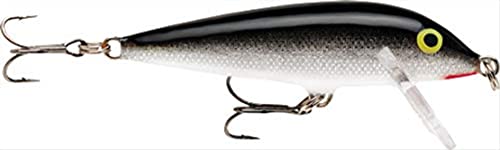 Rapala - Countdown Angelköder - Angelzubehör aus Balsaholz - Süßwasser Spinnköder - Lauftiefe 0.6-0.9m - Fischköder 3cm, 4g - Hergestellt in Estland - Silver von Rapala