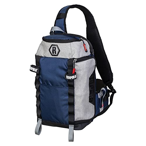 Rapala Countdown Sling Bag 42x25x13cm - Ködertasche für Köder - Ködertasche für Köder und Gummifische - Angeltasche zum Angeln Streetfishing - Grau, Grau, Modern Rapala Countdown Sling Bag 42x25x13cm - Ködertasche für Köder - Ködertasche für Köder und Gummifische - Angeltasche zum Angeln Streetfishing - Grau, Grau, Modern von Rapala