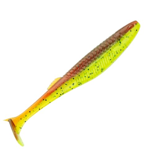 Rapala Crushcity The Kickman Gummifisch Motor Oil Chart 10cm 6,5g von Rapala