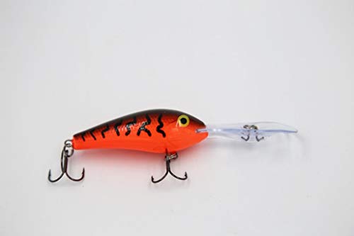 Rapala Deep Rattlin Fat Rap 7cm 20g Orange Tiger OCW Wobbler von Rapala