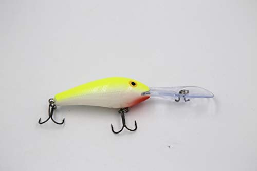 Rapala Deep Rattlin Fat Rap 7cm 20g Silver Flouo Chartreuse SFC Wobbler von Rapala