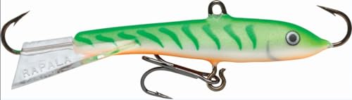 Rapala - Jigging Rap Angelköder - Natürlich Schwimmendes Angelzubehör - Jig-Köder - Variable Lauftiefe - Fischköder 7cm, 18g - Hergestellt in Estland - Green Tiger UV Rapala - Jigging Rap Angelköder - Natürlich Schwimmendes Angelzubehör - Jig-Köder - Variable Lauftiefe - Fischköder 7cm, 18g - Hergestellt in Estland - Green Tiger UV von Rapala