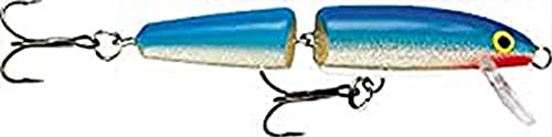 Rapala - Jointed Angelköder - Angelzubehör aus Balsaholz - Süßwasser Spinnköder - Lauftiefe 1.2-4.2m - Fischköder 13cm, 18g - Hergestellt in Estland - Blue Rapala - Jointed Angelköder - Angelzubehör aus Balsaholz - Süßwasser Spinnköder - Lauftiefe 1.2-4.2m - Fischköder 13cm, 18g - Hergestellt in Estland - Blue von Rapala