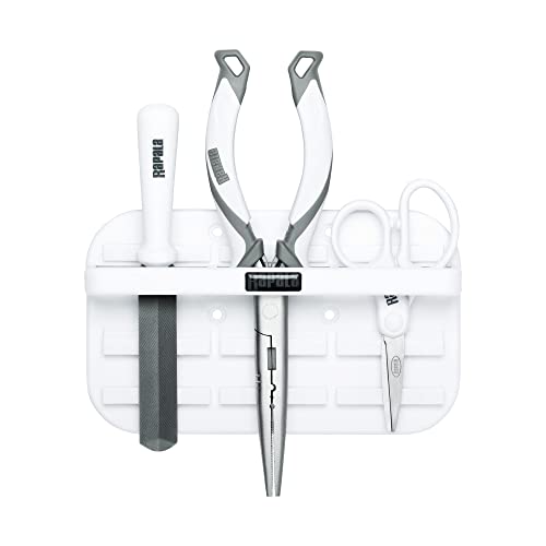 Rapala - Klemme und Magnettafel Angler's Magnetic Tool Holder - Angelzubehör - Hochleistungs-Kunststoff-Magnetleiste - Zur Werkzeugaufbewahrung Anleitung - Weiß Rapala - Klemme und Magnettafel Angler's Magnetic Tool Holder - Angelzubehör - Hochleistungs-Kunststoff-Magnetleiste - Zur Werkzeugaufbewahrung Anleitung - Weiß von Rapala