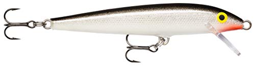 Rapala - Original Floater Angelköder - Angelzubehör aus Balsaholz - Süßwasser Spinnköder - Lauftiefe 0.9-1.5m - Fischköder 9cm, 5g - Hergestellt in Estland - Silver von Rapala