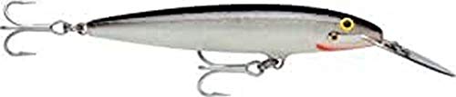 Rapala - Countdown Magnum Angelköder - Angelzubehör mit Abachiholz-Konstruktion - Salzwasser Spinnköder - Lauftiefe 2.7-3.3m - Fischköder 7cm, 12g - Hergestellt in Estland - Silver von Rapala