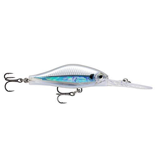 Rapala - Shadow Rap Jack Deep Angelköder - Angelzubehör - Süßwasser Spinnköder für Fried- und Raubfische - Hergestellt in Estland - Lauftiefe 3m - Fischköder 5cm, 5.7g - Albino Shiner von Rapala