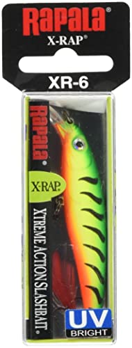 Rapala Unisex-Adult X-Rap Locken, Firetiger UV, 6 cm / 4g Rapala Unisex-Adult X-Rap Locken, Firetiger UV, 6 cm / 4g von Rapala