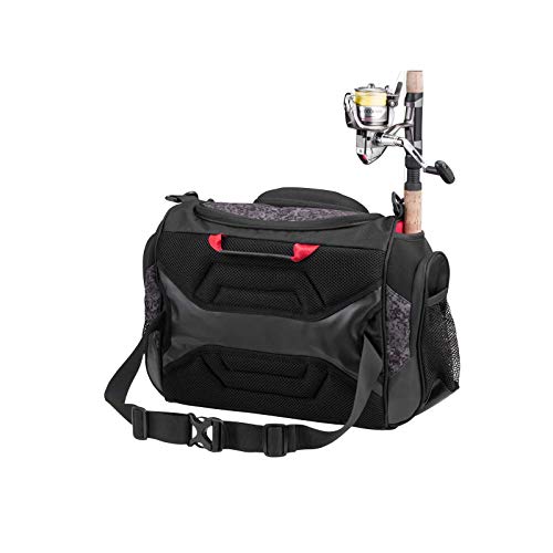Rapala Unisex-Adult Angeltasche Urban Messenger Bag-20L Angelkoffer-Mehrere Fächer und Haken für Angelzubehör-2 Rutenhalter-Belüftete Rückseite Tasche, Tarnfarben Schwarz, Einzigartig Rapala Unisex-Adult Angeltasche Urban Messenger Bag-20L Angelkoffer-Mehrere Fächer und Haken für Angelzubehör-2 Rutenhalter-Belüftete Rückseite Tasche, Tarnfarben Schwarz, Einzigartig von Rapala