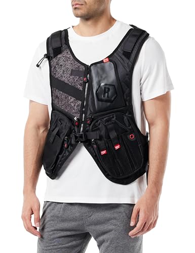 Rapala Unisex - Angelweste Urban Vest Pack Mit Integriertem Angelrucksack Für Angelzubehör Touchscreen Jacke, Camo Schwarz, M EU Rapala Unisex - Angelweste Urban Vest Pack Mit Integriertem Angelrucksack Für Angelzubehör Touchscreen Jacke, Camo Schwarz, M EU von Rapala