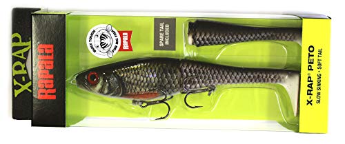 Rapala - X-Rap Peto Angelköder - Kunstköder mit weichem Fischschwanz - Süßwasser Spinnköder - Lauftiefe 0.5-1m - Fischköder 20cm, 83g - Hergestellt in Estland - Live Roach Rapala - X-Rap Peto Angelköder - Kunstköder mit weichem Fischschwanz - Süßwasser Spinnköder - Lauftiefe 0.5-1m - Fischköder 20cm, 83g - Hergestellt in Estland - Live Roach von Rapala