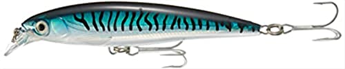 Rapala - X-Rap Saltwater Angelköder - Angelzubehör für große Raubfische - Kunstköder für alle Fischarten - Lauftiefe 1.2-1.8m - Fischköder 10cm, 13g - Hergestellt in Estland - Silver Blue Mackerel von Rapala