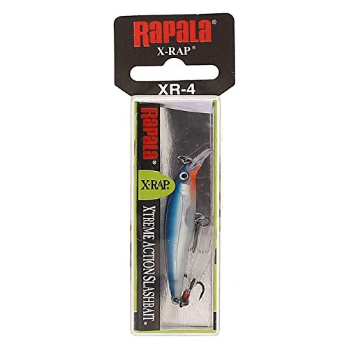 Rapala X-Rap 4cm Silver Blue 0,60-0,90 m von Rapala