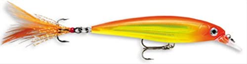 Rapala - X-Rap Angelköder - Angelzubehör mit 3D-Profil - Süßwasser Spinnköder - Schwanzfedern für zusätzliche Reize - Lauftiefe 0.9-1.5m - Fischköder 8cm, 7g - Hergestellt in Estland - Hot Head von Rapala