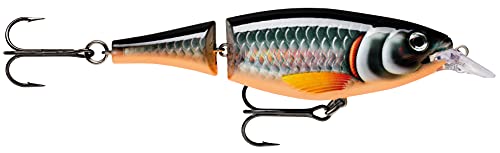 Rapala Unisex-Adult X-Rap Jointed Shad Angelköder-Angelzubehör-Zweigeteilter Kunstköder-Süßwasser Spinnköder-Lauftiefe 1.2-2.4m-Fischköder 13cm, 46g-Hergestellt in Estland-Halloween, Standard von Rapala