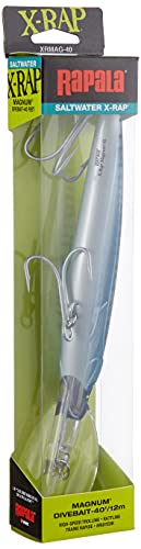 Rapala Unisex-Adult X-Rap Magnum Angelköder-Angelzubehör mit großer Tauchschaufel-Salzwasser Spinnköder-Lauftiefe 9m-Fischköder 16cm, 72g-Hergestellt in Estland-Silver, 16 cm Rapala Unisex-Adult X-Rap Magnum Angelköder-Angelzubehör mit großer Tauchschaufel-Salzwasser Spinnköder-Lauftiefe 9m-Fischköder 16cm, 72g-Hergestellt in Estland-Silver, 16 cm von Rapala