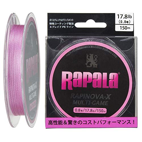 Rapala rapinovu ~ Ein X Multi Spiel PE Pink 150 m08pk von Rapala