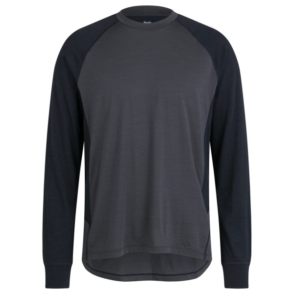 Rapha - Explore Merino Long Sleeve T-Shirt - Radtrikot Gr S grau von Rapha