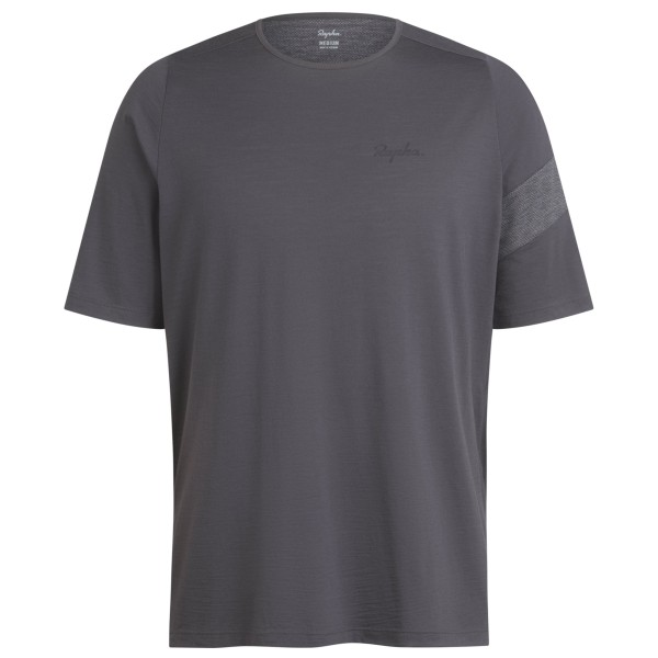Rapha - Trail Merino Short Sleeve T-Shirt - Radtrikot Gr M;S;XL;XXL blau/grau von Rapha