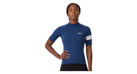 damen kurzarm trikot rapha core blau von Rapha