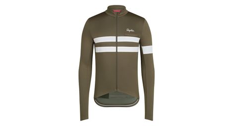 langarm trikot rapha brevet jersey khaki weis herren langarm trikot rapha brevet jersey khaki weis herren von Rapha