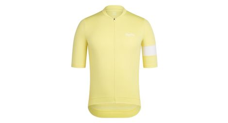 rapha core jersey kurzarm trikot gelb weis herren rapha core jersey kurzarm trikot gelb weis herren von Rapha