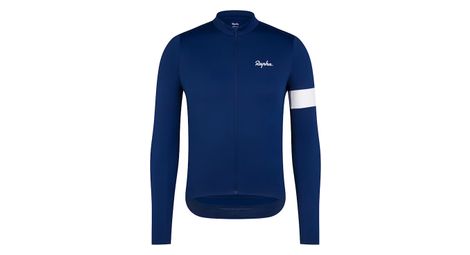 rapha core thermal langarm trikot blau weis rapha core thermal langarm trikot blau weis von Rapha