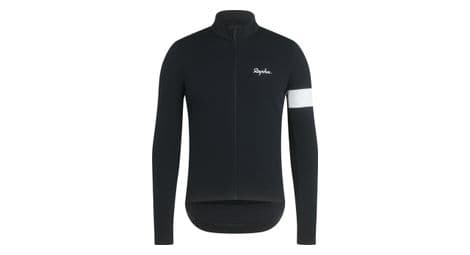 rapha core winter jacket schwarz   weis von Rapha