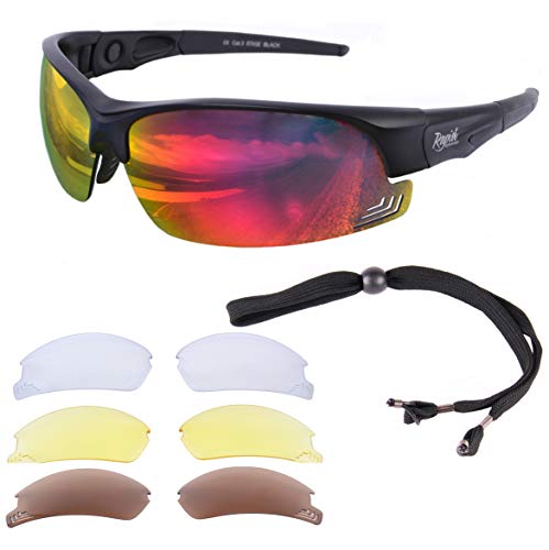 Rapid Eyewear Edge Schwarz RADSPORT UND LAUFEN BRILLE. Rad Sonnenbrille mit Polarisierte Verspiegelt Wechselgläsern. Fahrradbrille Für Damen und Herren. UV Schutz 400 Rapid Eyewear Edge Schwarz RADSPORT UND LAUFEN BRILLE. Rad Sonnenbrille mit Polarisierte Verspiegelt Wechselgläsern. Fahrradbrille Für Damen und Herren. UV Schutz 400 von Rapid Eyewear