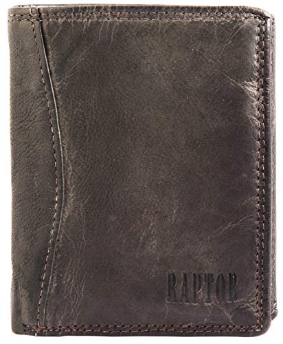 Raptor Herren - Geldbörse Echt Leder Portemonnaie Brieftasche 11x9 cm RA40011 Raptor Herren - Geldbörse Echt Leder Portemonnaie Brieftasche 11x9 cm RA40011 von Raptor