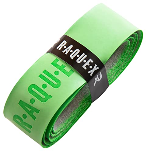 Raquex Enhance Ersatz-Griffband: Griffband geeignet für Tennis-, Badminton- und Squashschläger. 13 Farben. Hochwertiges, selbsthaftendes Griffband für Tennisschläger (Hellgrün, 1 Griffband) von Raquex