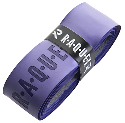 Raquex Enhance Ersatz-Griffband: Griffband geeignet für Tennis-, Padel, Badminton- und Squashschläger. 14 Farben. Hochwertiges, selbsthaftendes Griffband für Tennisschläger (Violett, 1 Griffband) von Raquex