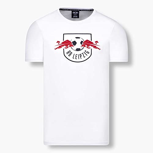 Club T-Shirt - Logo weiß - RB Leipzig RBL Shirt div. Größen - Plus Aufkleber Wir lieben Fußball Größe XS von Rasenballsport Leipzig