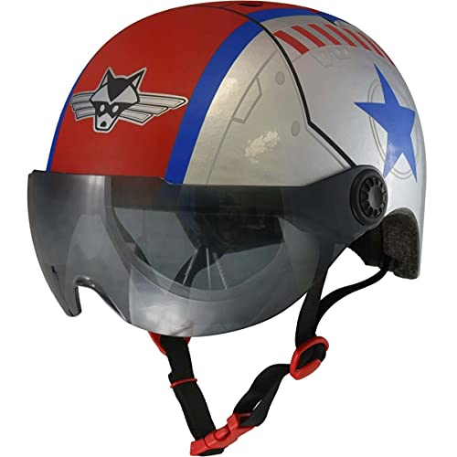 Raskullz Unisex Jugend Kinderhelm (5+ Jahre) – Flying Ace – Unisize 50–54 cm Helm, 50-54 cm von Raskullz