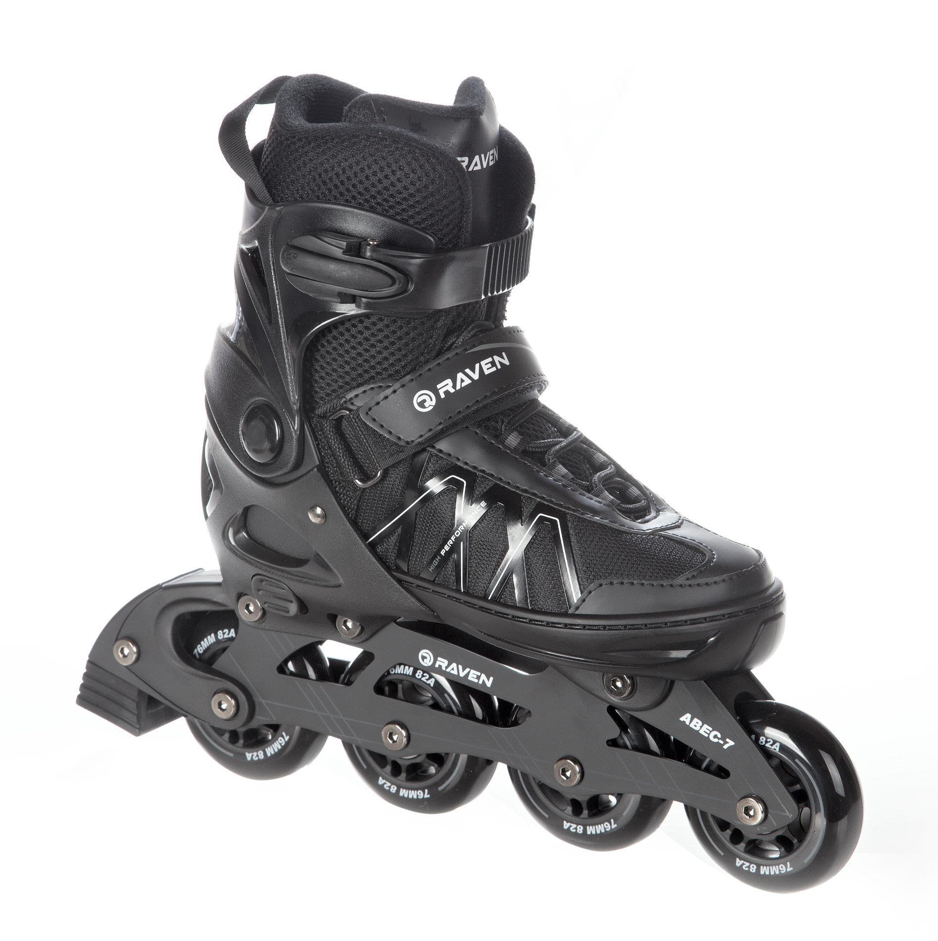 Verstellbare Rollerblade Expert Schwarz von Raven