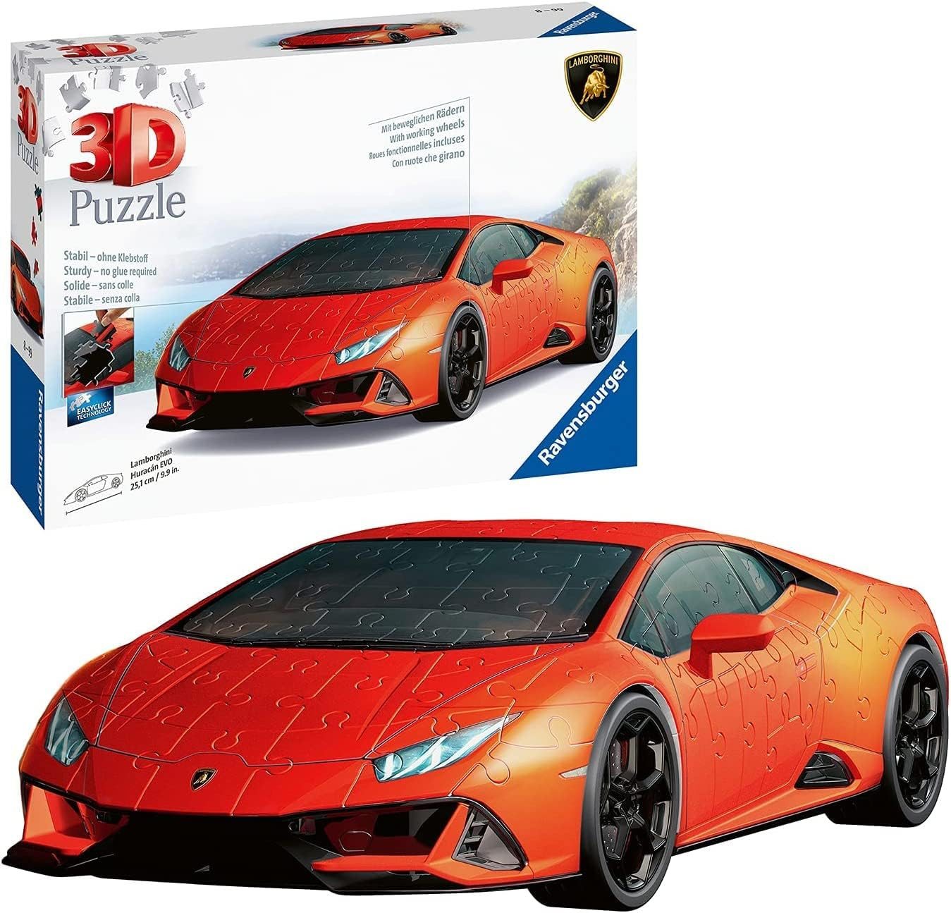 Ravensburger 3D-Puzzle Ravensburger 3D Puzzle Lamborghini Huracán EVO, 108 Puzzleteile von Ravensburger