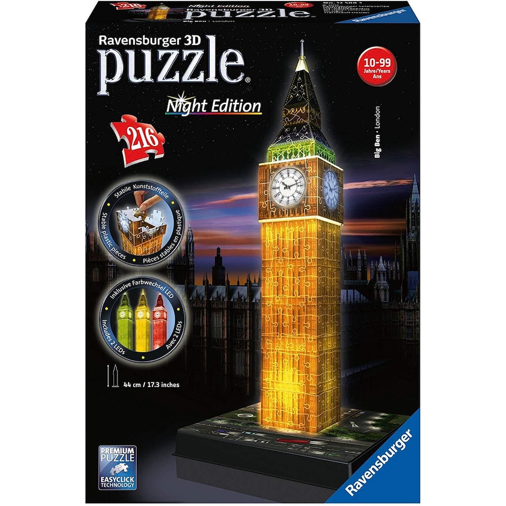 Ravensburger Ben 3D Nacht Edition (216 Teile) von Ravensburger