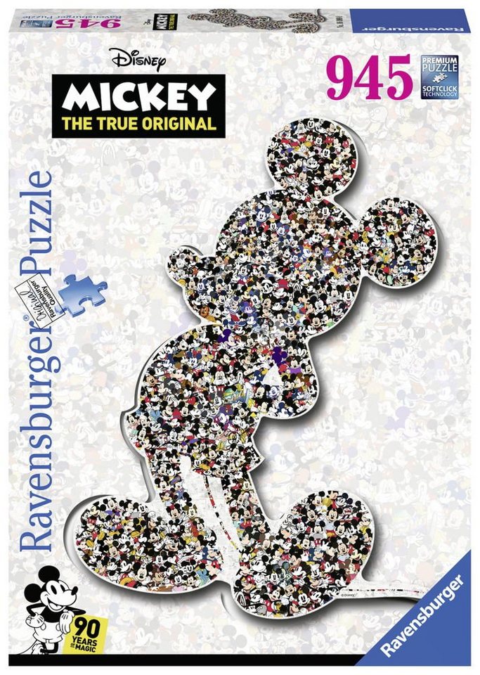 Ravensburger Puzzle 945 Teile Puzzle Disney Mickey Maus Shaped Mickey 16099, 945 Puzzleteile Ravensburger Puzzle 945 Teile Puzzle Disney Mickey Maus Shaped Mickey 16099, 945 Puzzleteile von Ravensburger