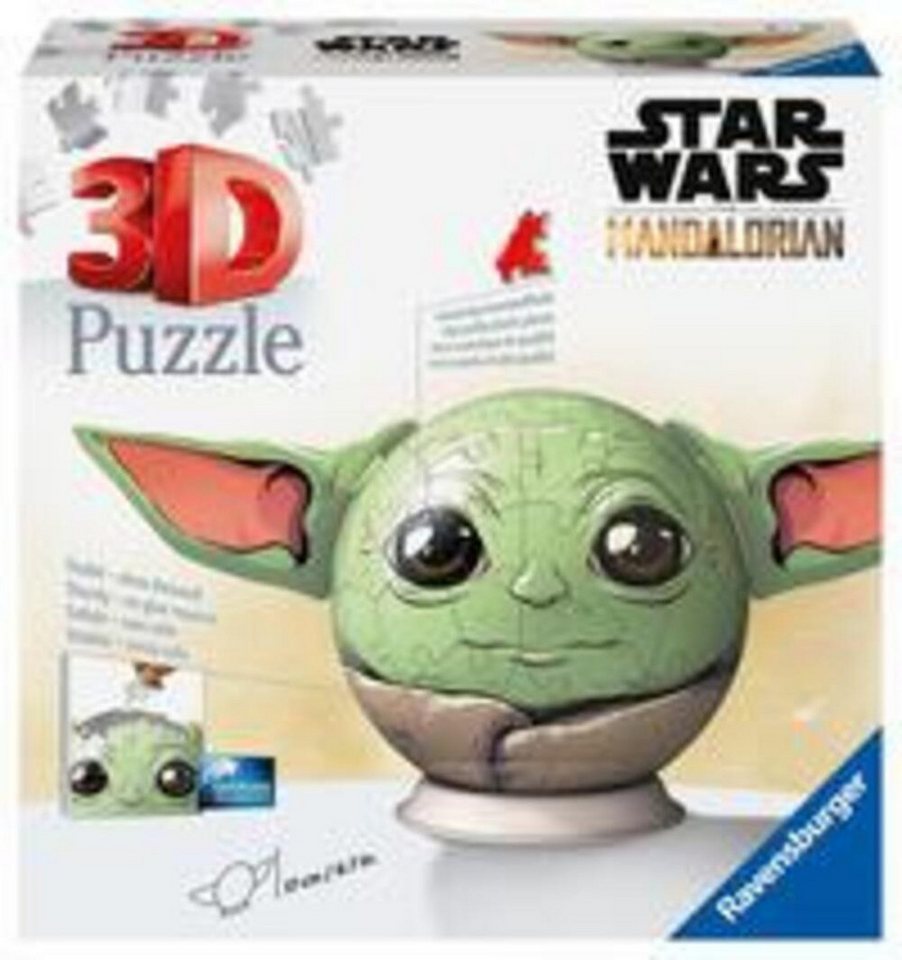 Ravensburger Puzzle Ravensburger 3D Puzzle 11556 - Puzzle-Ball Grogu - Puzzle-Ball mit..., Puzzleteile von Ravensburger