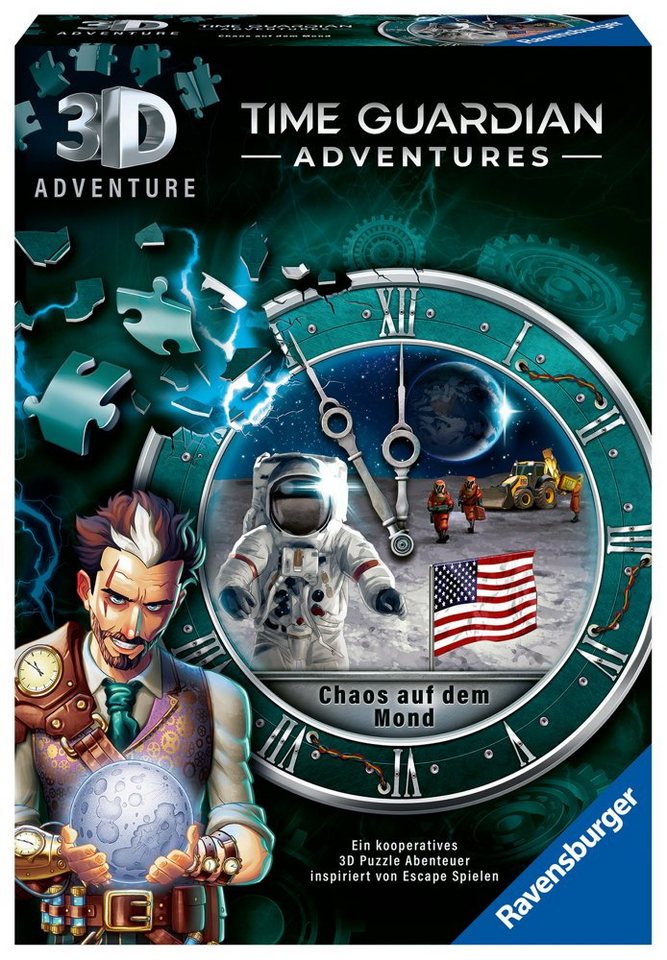 Ravensburger Spiel 216 Teile 3D Time Guardian Adventures Chaos auf dem Mond 11539 Ravensburger Spiel 216 Teile 3D Time Guardian Adventures Chaos auf dem Mond 11539 von Ravensburger