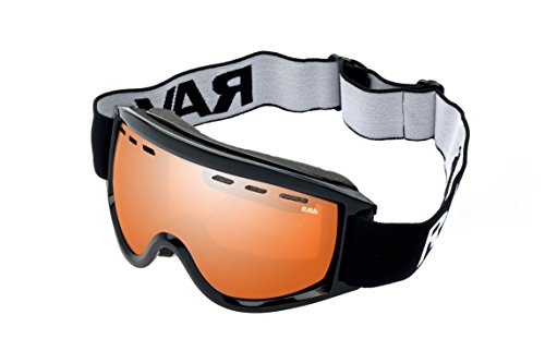 RAVS by ALPLAND Skibrille SNOWBOARDBRILLE- Allwetter Glas - KONTRASTVERSTÄRKT !HELMKOMPATIBEL AUCH FÜR BRILLENTRÄGER- SEHR GROSSES SICHTFELD von RAVS