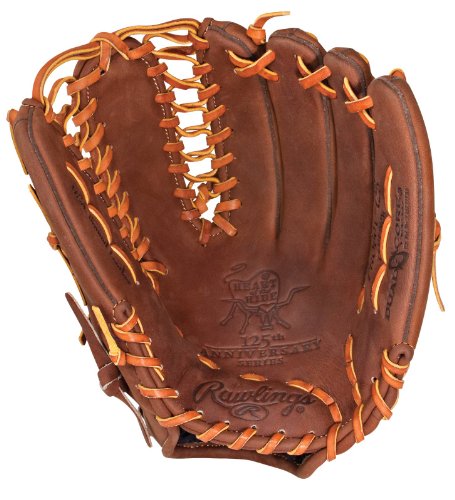 Rawlings Brauner Baseball-Handschuh, Trap-eze Web (31 cm, Rechtshänder-Überwurf) von Rawlings