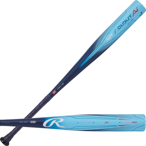 Rawlings Clout AI Baseballschläger | BBCOR | -3 | 2 5/8 Zoll Schaft | 83,8 cm von Rawlings