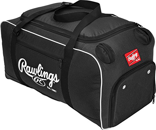 Rawlings Covert Player Duffle Bag, Unisex-Erwachsene, Covert Duffle Bag, schwarz, 26" L x 13" W x 13" H von Rawlings
