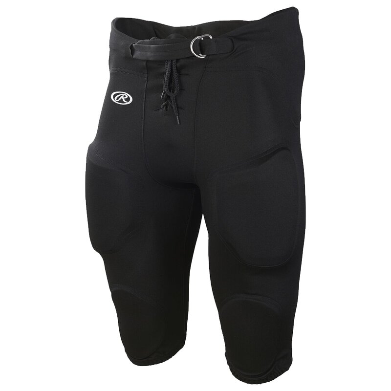 Rawlings FPPI Poly Integrated Pants, 7 Pad All in One Hose - schwarz Gr. 3XL von Rawlings