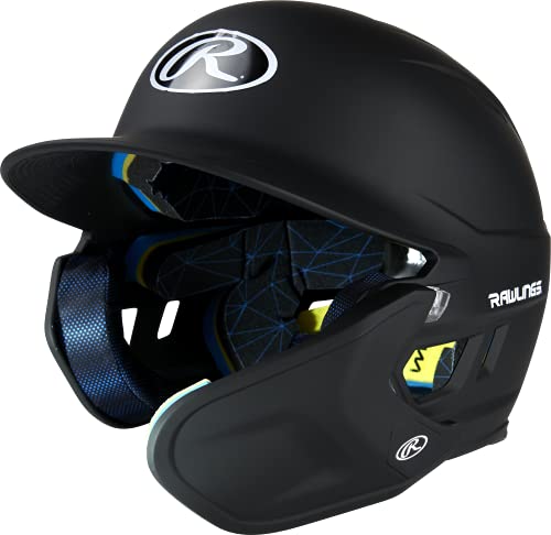 Rawlings Herren Ma07s-mbk-adjrhb-sr 2022 MACH Baseball-Schlaghelm mit RHB ADJEXT, Senior, Mattschwarz, Matte Black, Einheitsgröße Rawlings Herren Ma07s-mbk-adjrhb-sr 2022 MACH Baseball-Schlaghelm mit RHB ADJEXT, Senior, Mattschwarz, Matte Black, Einheitsgröße von Rawlings