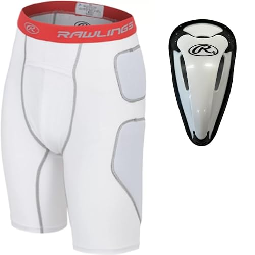Rawlings Herren Standard Baseball Slider Short Weiß Rawlings Herren Standard Baseball Slider Short Weiß von Rawlings