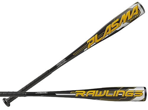 Rawlings Jungen Plasma Baseballschläger, schwarz/gelb/weiß, 9 | 27" von Rawlings